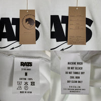 RATS ラッツ 25SS BOX LOGO TEE ボックスロゴ プリントTシャツ ホワイト 25RT-0801 Size M 福生店
