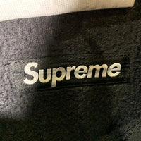 SUPREME シュプリーム 24SS MM6 Maison Margiela メゾンマルジェラ Foil Box Logo Hooded Sweatshirt フォイルボックスロゴ プルオーバー フーディー パーカー ブラック Size M 福生店