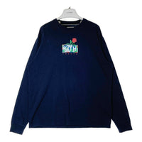 KITH キス TREATS Mosaic Rose L/S Tee モザイクローズ 長袖Tシャツ ネイビー sizeL 瑞穂店