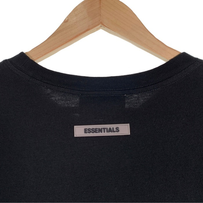 ESSENTIALS エッセンシャルズ フロントラバープリント Tシャツ ブラック Size S 福生店