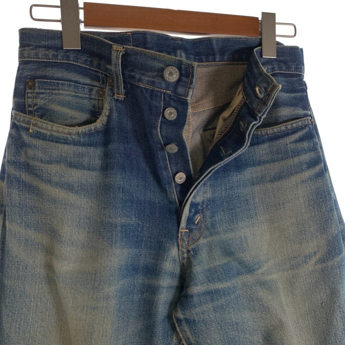 HOLLYWOOD RANCH MARKET ハリウッドランチマーケット 隠しリベット 赤耳 セルビッチ PP4-XX デニムパンツ ライトブルー D-TK 399 Size W30 福生店