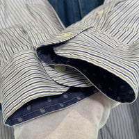 JUNYA WATANABE MAN COMME des GARCONS ジュンヤワタナベマン コムデギャルソン 20SS Levi's リーバイス デニム切替 ストライプシャツ ホワイト インディゴ WE-B015 Size S 福生店