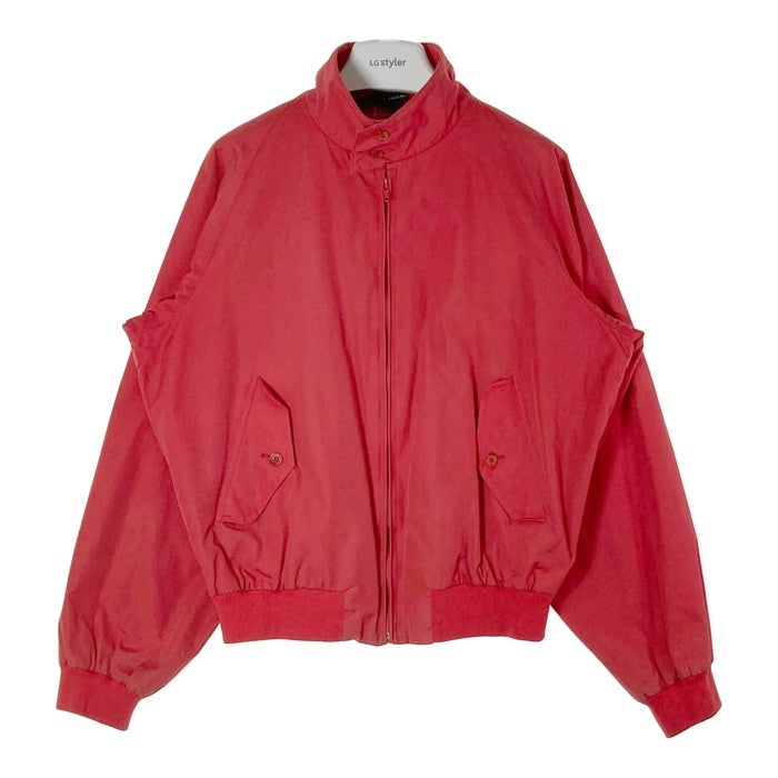 BARACUTA バラクータ G9 裏地チェック柄 スウィングトップ OPTIジップ ブルゾン レッド size42 瑞穂店