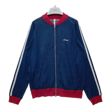 glamb グラム Austin knit jersey ニット トラックジャケット ネイビー GB15SM/KNT07 Size 3 瑞穂店