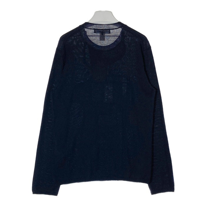 COMME des GARCONS SHIRT コムデギャルソンシャツ W27501 ウール パッチワーク セーター ネイビー sizeM 瑞穂店