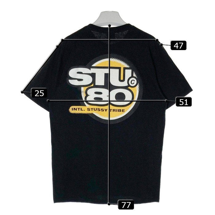 STUSSY ステューシー HOT 80 Tシャツ ブラック sizeM 瑞穂店