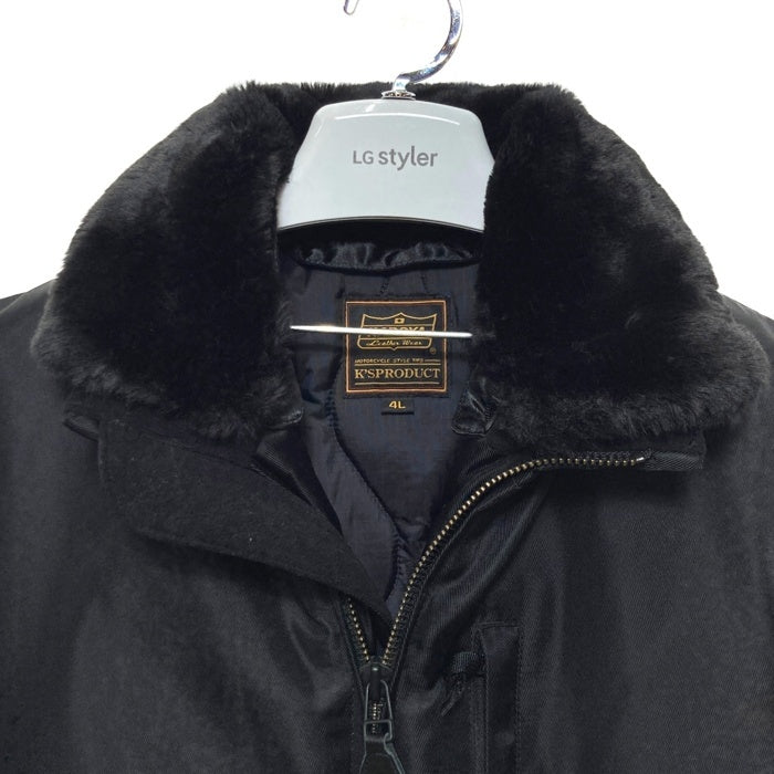 KADOYA カドヤ TR-EVO/CW2(A) ナイロン ライディングジャケット 中綿 ブラック Size 4L 瑞穂店