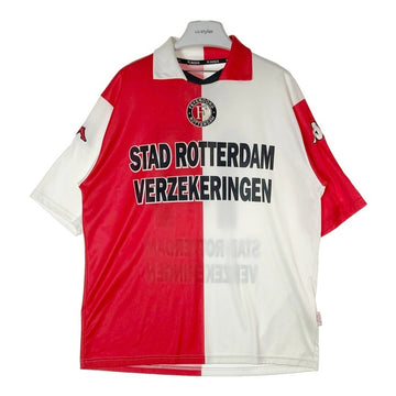 Kappa カッパ 2001-2002 Feyenoord フェイエノールト ホーム ユニフォーム 小野伸二 ホワイトxレッド sizeL 瑞穂店