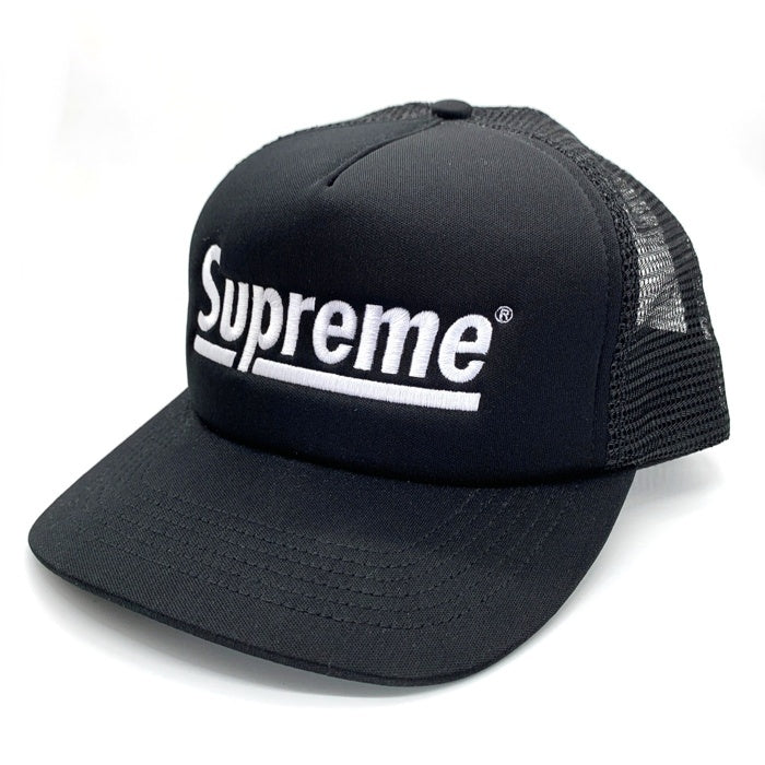 SUPREME シュプリーム 24AW Underline Mesh Back 5-Panel Cap アンダーライン メッシュバック 5パネル キャップ ブラック USA製 福生店