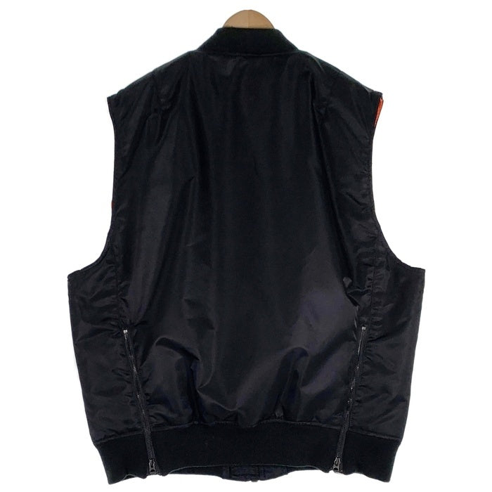 AVIREX アヴィレックス MA-1 リバーシブル ベスト ブラック オレンジ 3122164 Size 2XL 福生店