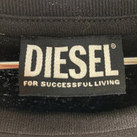 DIESEL ディーゼル A03846 プラスチゾルインクプリント クルーネック Tシャツ ブラック sizeL 瑞穂店