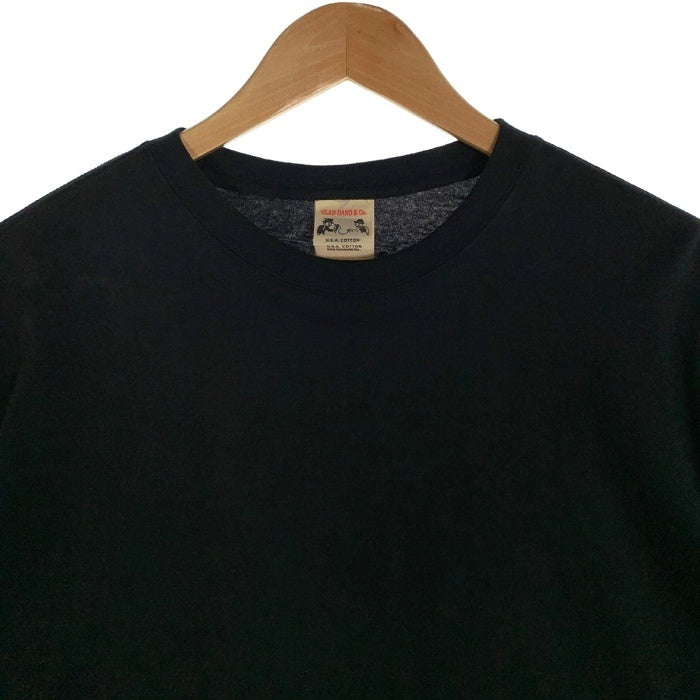 GLADHAND グラッドハンド クルーネックTシャツ ブラック 無地 Size 2XL 福生店