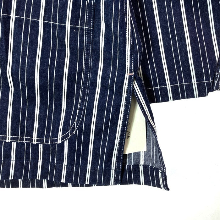 CAL O LINE キャルオーライン CL211-002 21SS SMOCK JACKET ジャケット ヒッコリー ストライプ ネイビー sizeM 瑞穂店