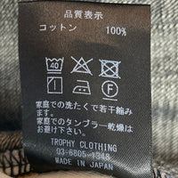 Trophy Clothing トロフィークロージング ダイヤモンドステッチ ダブルニーデニムパンツ インディゴ sizeW32 瑞穂店