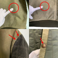 ONIKI オニキ ミリタリーリバーシブルブルゾン キルティングジャケット コットン ナイロン 中綿 オリーブ 58-08-54-08009 110142 Size L 福生店