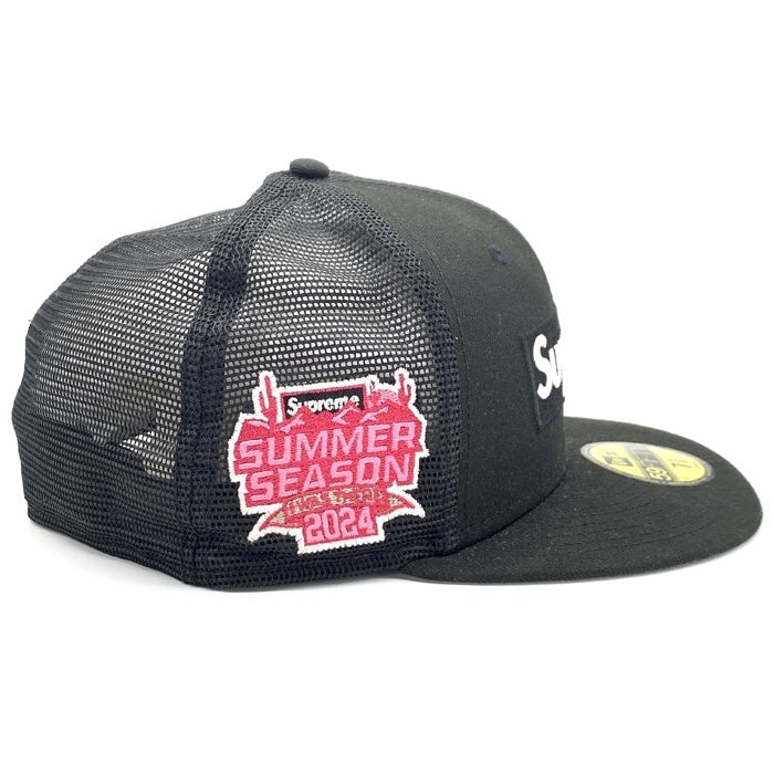 SUPREME シュプリーム 24SS New Era ニューエラ Box Logo Mesh Back ボックスロゴ メッシュバック キャップ ブラック Size 7 5/8 (60.6cm) 福生店