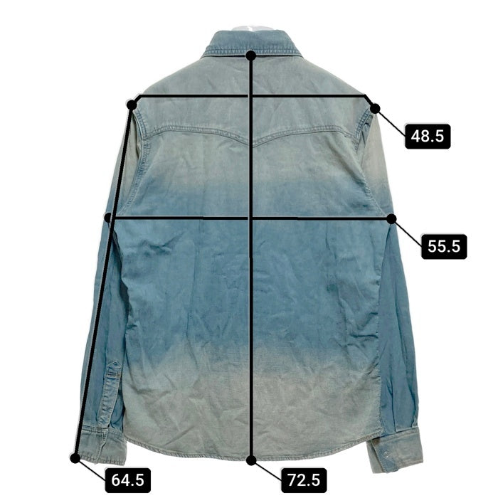 glamb グラム L/S Denim Shirts デニムシャツ スナップボタン インディゴ GB15AT/SH08 Size 4 瑞穂店