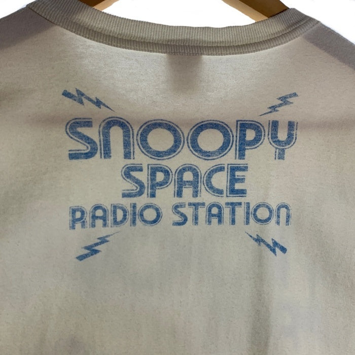 TOYS McCOY トイズマッコイ SNOOPY スヌーピー SPACE RADIO STATION プリントTシャツ オフホワイト TMC2441 Size L 福生店