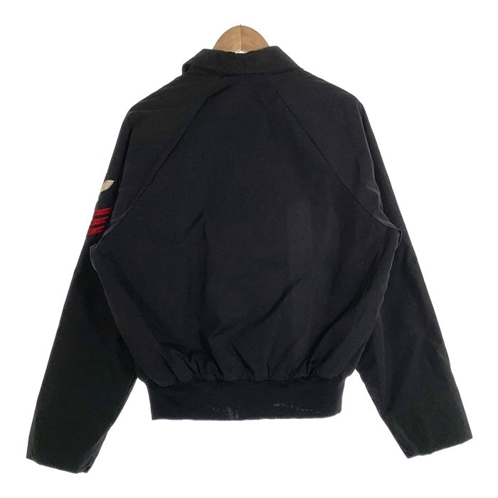 90's U.S.NAVY 米海軍 UTILITY JACKET ユーティリティジャケット ジップアップ ブラック 8415-01-425-0668 94年会計 Size M-XS 福生店