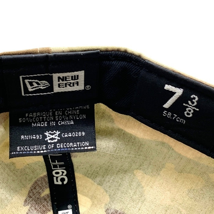 THE NORTH FACE ノースフェイス NEWERA ニューエラ 59FIFTY BASEBALL CAP ベースボールキャップ ウッドランドカモ Size 7 3/8 (58.7cm) 福生店
