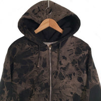Champion チャンピオン REVERSE WEAVE リバースウィーブ ジップアップ フーディー パーカー ブラック タイダイ Size S 福生店