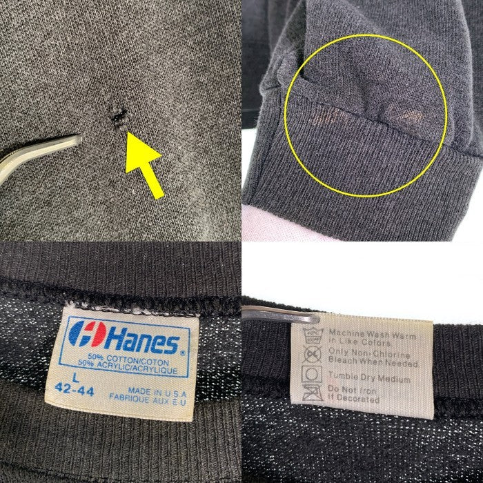 80's 90's Hanes ヘインズ Seattle WINDERMERE CUP 1988 クルーネック スウェット チャコール USA製 Size L (42-44) 福生店