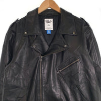 adidas アディダス ALYASHA アルヤシャ LEATHER RIDERS JACKET SHEEPSKIN LEATHER レザー ライダースジャケット シープスキン 羊革 ブラック E75732 Size L 福生店