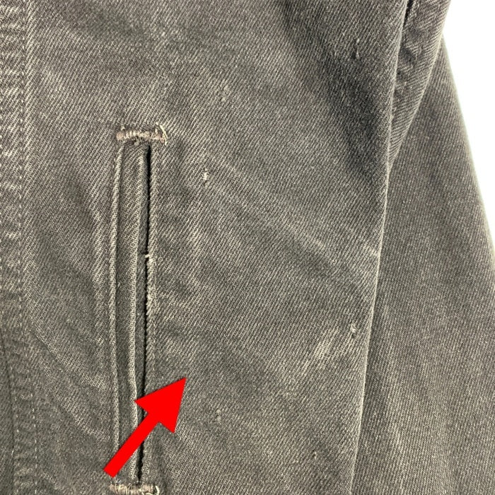 90's Levi's リーバイス 70507-4159 ブラックデニムトラッカージャケット 後染め トップ裏715 USA製 size L 福生店