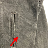 90's Levi's リーバイス 70507-4159 ブラックデニムトラッカージャケット 後染め トップ裏715 USA製 size L 福生店