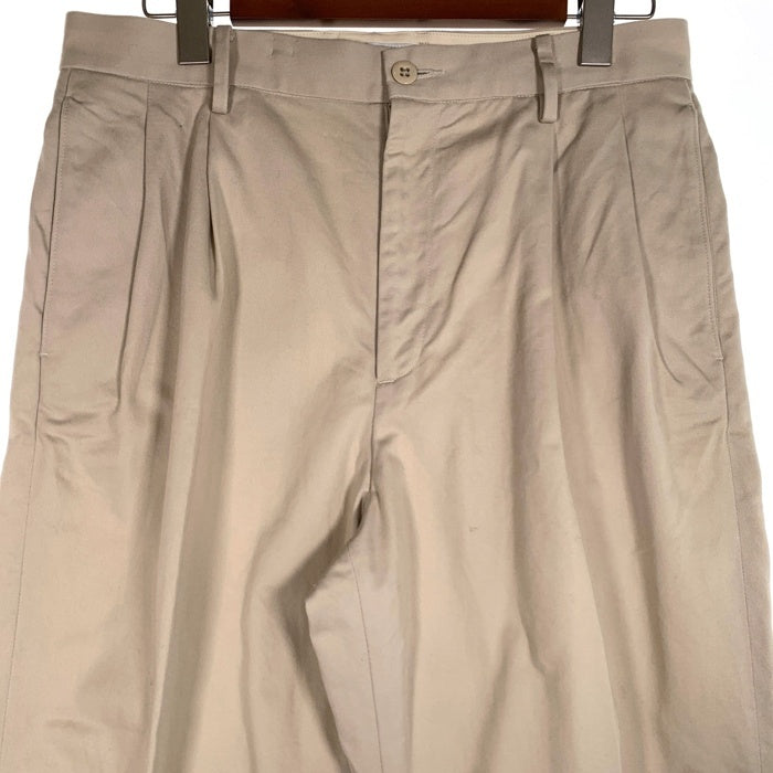 WACKO MARIA ワコマリア チノツイル ワークパンツ 2タック ベージュ Size L 福生店