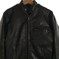 Schott ショット  レザーシングルライダースジャケット 641 ボアライナー付 ブラック Size 34 福生店