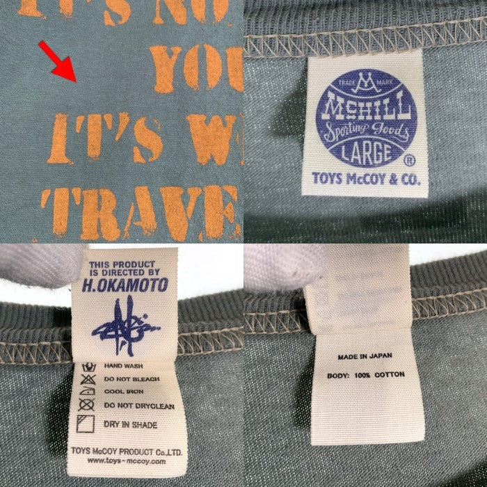 TOYS McCOY トイズマッコイ SNOOPY TEE U.S. ARMY AVIATION CO.  スヌーピー プリントTシャツ グリーン TMC2520 Size L 福生店