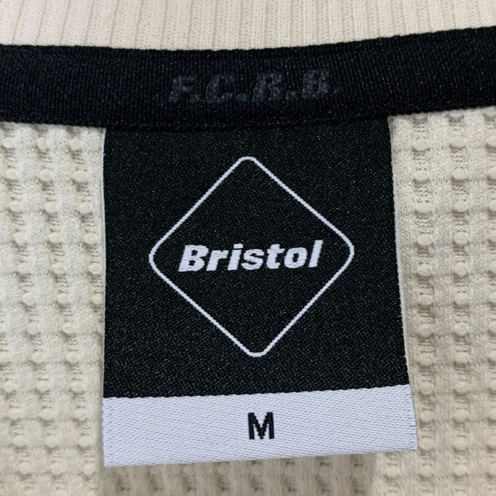 F.C.Real Bristol エフシーレアルブリストル テック ワッフルサーマルカットソー 長袖 アイボリー FCRB-240037 Size M 福生店