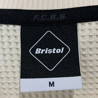 F.C.Real Bristol エフシーレアルブリストル テック ワッフルサーマルカットソー 長袖 アイボリー FCRB-240037 Size M 福生店