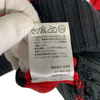 NUMBER(N)INE DENIM ナンバーナインデニム ボーダー ケーブルニットセーター レッド ブラック Size L 福生店