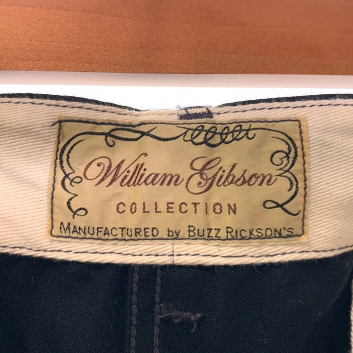 BUZZ RICKSON'S バズリクソンズ Williams Gibson Collection MILITARY CHINOS 1942 MODEL チノ パンツ ブラック  BR41860 Size WAIST 36 INSEAM 35 福生店