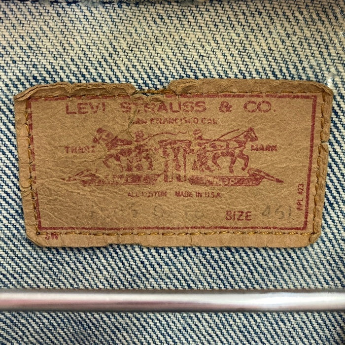 Levi's リーバイス 71506-0216 ボタン裏527 USA製 トラッカージャケット Gジャン ライトインディゴ size46L 瑞穂店