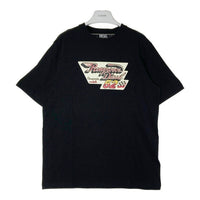 DIESEL ディーゼル A03846 プラスチゾルインクプリント クルーネック Tシャツ ブラック sizeL 瑞穂店