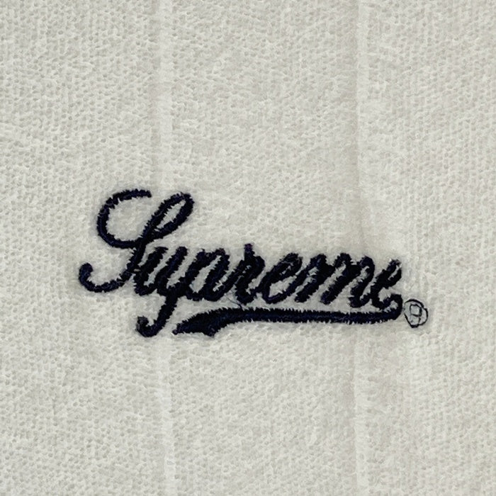 Supreme シュプリーム Terry Pin Stripe S/S Top パイル地 ピンストライプ Tシャツ ホワイト sizeL 瑞穂店