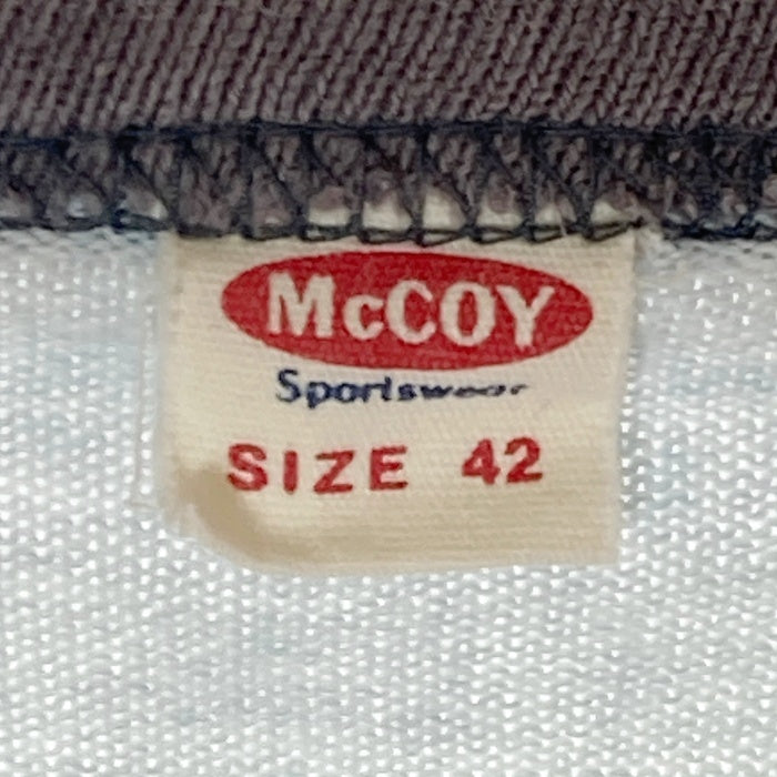 THE REAL McCOY'S リアルマッコイズ McCOY SPORTSWEAR 旧タグ RYDELL FOOTBALL リンガーTシャツ ライトブルー size42 瑞穂店