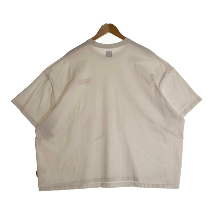SEE SEE シーシー SUPER BASIC スーパーベーシック 半袖 Tシャツ ホワイト オレンジ Size L 福生店