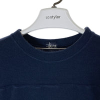 STUSSY ステューシー USA製 フットボールTシャツ サーマル ネイビー sizeL 瑞穂店