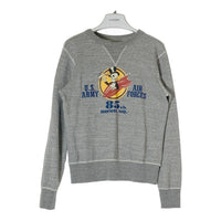 BUZZ RICKSON'S バズリクソンズ 85th BOMBER.SQ. スコードロンプリント スエット br68085 グレー sizeS 瑞穂店