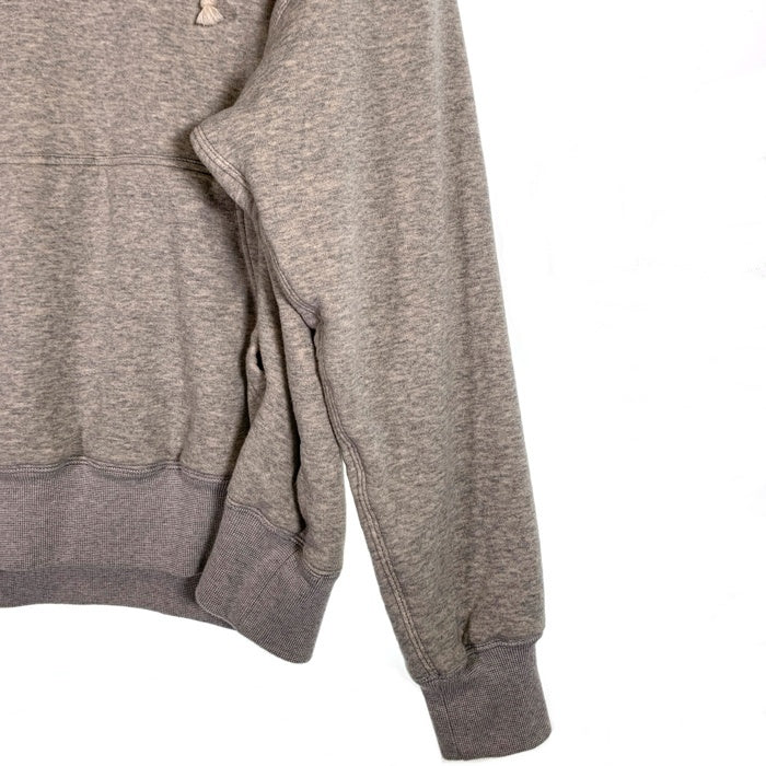STANDARD CALIFORNIA スタンダードカリフォルニア SD Logo After Hood Sweat ダブルフェイス 後付けフード プルオーバースウェットパーカー グレー Size L 福生店