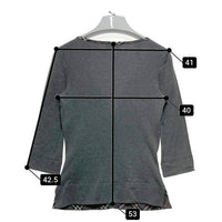 BURBERRY LONDON バーバリーロンドン 薄手カーディガン グレー Size38 瑞穂店