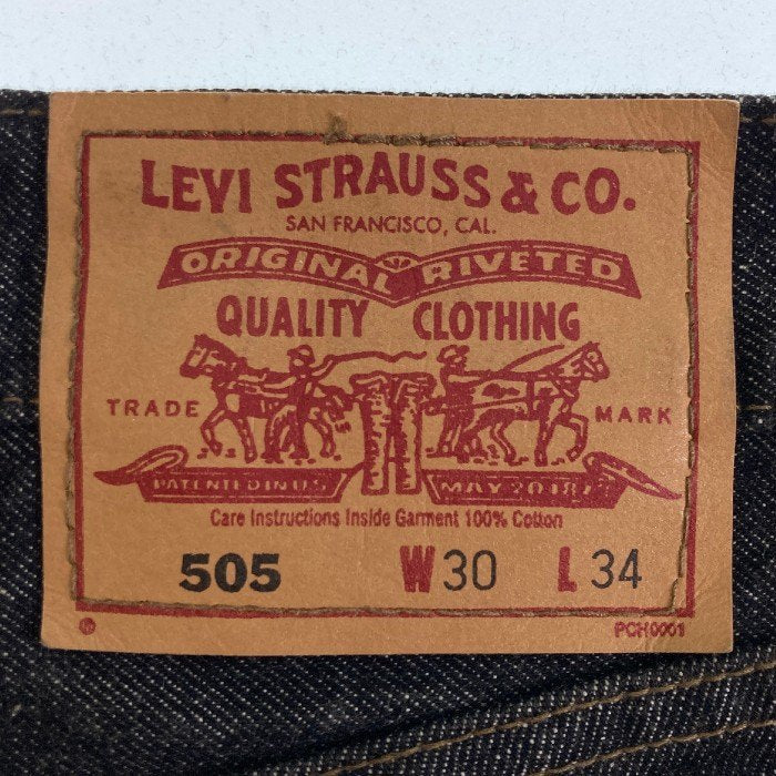 Levi’s リーバイス 505-09 90s 先染ブラック デニムパンツ ブラック size W30 瑞穂店