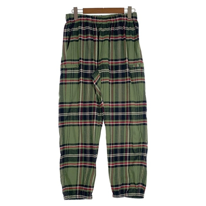 SUPREME シュプリーム 20AW Tartan Flannel Skate Pant タータンチェック フランネルスケートパンツ グリーン Size M 福生店