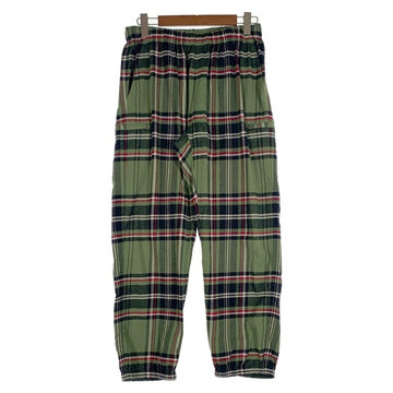 SUPREME シュプリーム 20AW Tartan Flannel Skate Pant タータンチェック フランネルスケートパンツ グリーン Size M 福生店