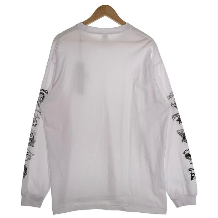 CHALLENGER チャレンジャー 15th ART L/S TEE 15周年 店舗限定 ロンT ロングスリーブ 長袖 Tシャツ ホワイト CLG-TS 024-039 SIze L 福生店