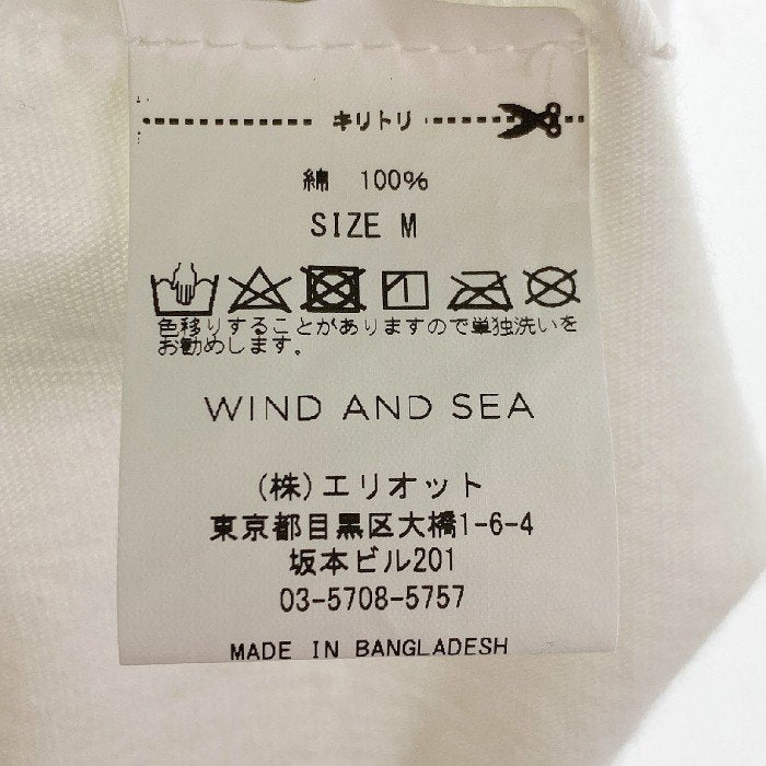 WIND AND SEA ウィンダンシー  WDS-ITLIV-02 its a living Tシャツ ホワイト sizeM 瑞穂店